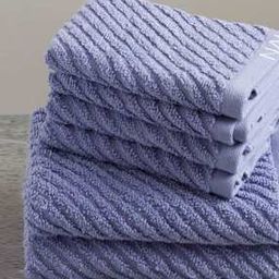 Set of 6 Striped Cotton Towels-16