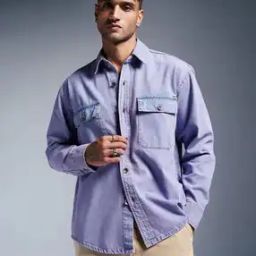 Men Washed Regular Fit Denim Jacket-picture-28