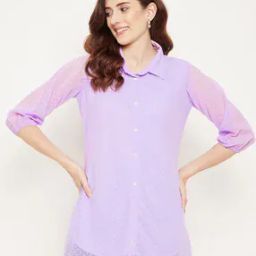 Textured Tunic with Waist Tie-Up-image-27