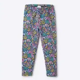 Floral Print Leggings with Elasticated Waist-picture-31