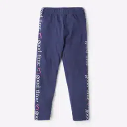 Leggings with Typographic Placement-7