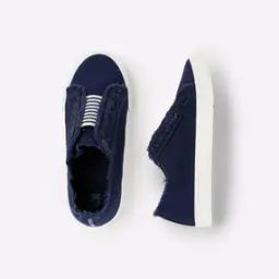 Frayed Shimmery Slip-On Shoes -image-2