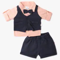 Shirt & Shorts with Waistcoat Set-image-4