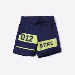 Colourblock Shorts with Pockets-image-86