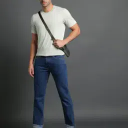Men Light-Wash Slim Fit Jeans-511-image-97