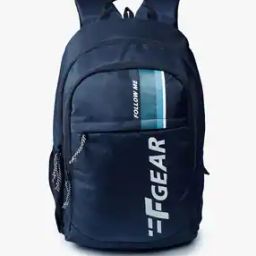 Logo Print Backpack with Adjustable Straps-image-20
