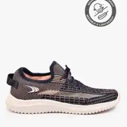Women Textured Lace-Up Sports Shoes-30
