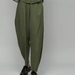 Ecovero Pant with Pleats-image-2