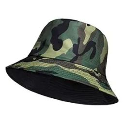 Men Camouflage Print Bucket Hat-2