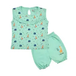 Giraffe Print Top & Shorts Set-image-15