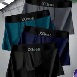 Men Pack of 4 Trunks with Elasticated Waist-17