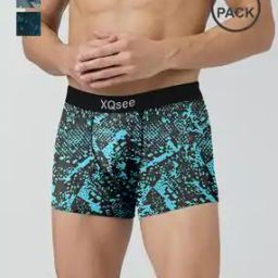 Pack of 3 Men Printed Trunks with Elasticated Waist-image-71