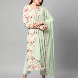 Women Floral Straight Kurta Set-picture-48