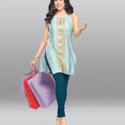 Full-Length Cotton Stretchable Leggings-image-96