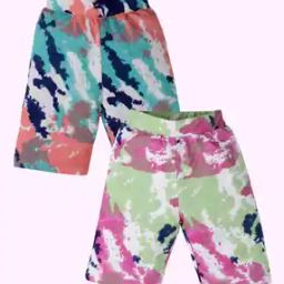 Pack of 2 Girl Regular Fit Printed Shorts-image-63