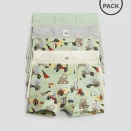 Boys Pack of 5 Printed Boxer with Elasticated Waist-23