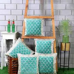 nendle Set of 5 Cushion Covers with Zip Closure 16" x 16"-picture-29