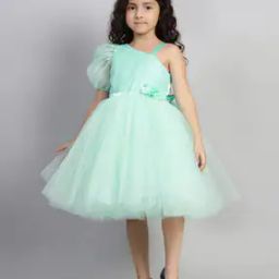 Girls Embellished Fit And Flare Dress-picture-25