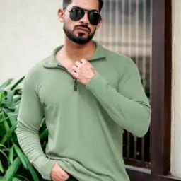  Men Collar Neck Regular Fit T-shirt-image-75
