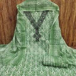 Women Embroidered 3-Piece Unstitched Dress Material-image-11
