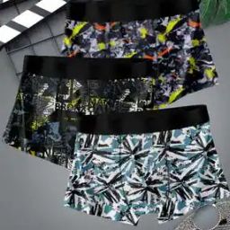 Men Pack of 3 Printed Trunks-image-6