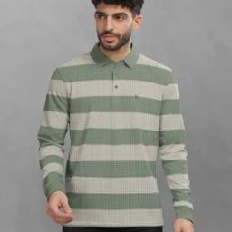 Striped Regular Fit Polo T-Shirt-picture-8