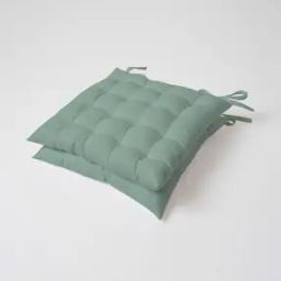 Pack of 2 Quilted Square Cushion 16" x 16"-27