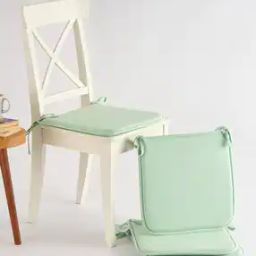 Set of 4 Square Shaped Chair Pad 16" x 16"-49