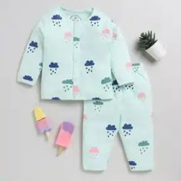 Girls Graphic Print Shirt & Pyjamas Set-picture-45
