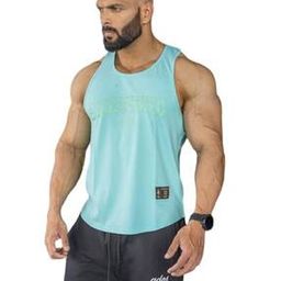 Men Typographiv Print Round-Neck Vest-image-4
