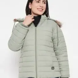 Women Regular Fit Bomber Jacket-image-7