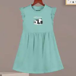 Girl Graphic A-line Dress-image-79