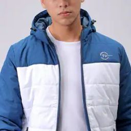 Men Colourblock Slim Fit Hooded Jacket-picture-30