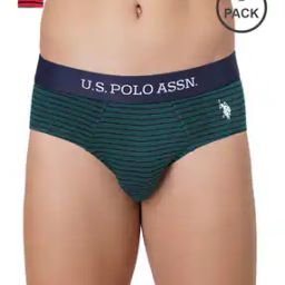 Pack of 2 Horizontal Stripe Antibacterial EB005 Briefs-image-42