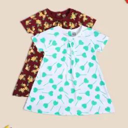 Pack of 2 Printed A-Line Dress-image-7
