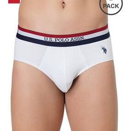 Pack of 2 Striped Waistband Antibacterial EB002 Briefs-picture-29