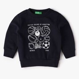 Boys Printed Regular Fit Crew-Neck Sweatshirt-17
