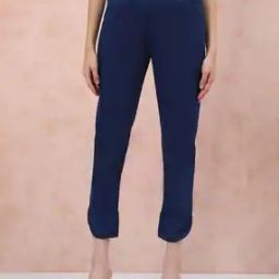 Women Slim Fit Art Silk Pants-image-48