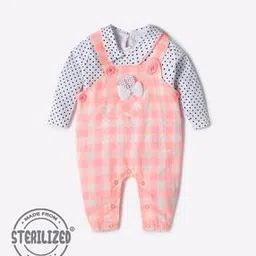 Checked Dungaree with Top & Hairband-picture-45
