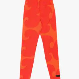 Printed High-Rise Straight Track Pants-image-13