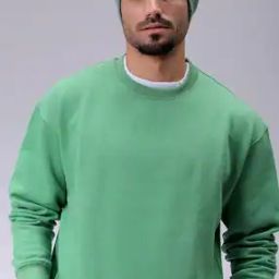 Men Oversized Crew-Neck Sweatshirt-image-35