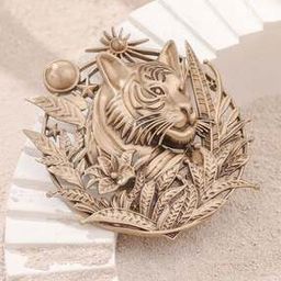 Women Brass Brooch-18