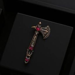 Stone Studded Royal Axe Brooches-image-72