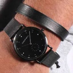 Men Analogue Wrist Watch & Bracelet with Deployant Clasp-JWMBS8-image-30