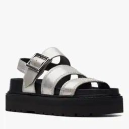 Women Elleri Plum Strappy Wedges with Buckle Closure-image-53