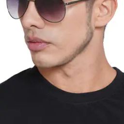 Men Grey Aviator Sunglasses - CLSM003-45