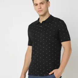 All-Over Print Slim Fit Polo T-Shirt-image-14