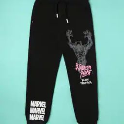 Black Panther Print Joggers-picture-14