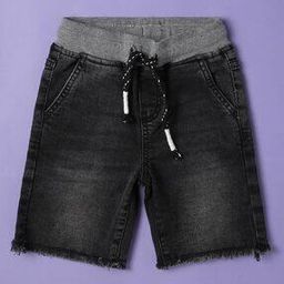 Lightly Washed Regular Fit Shorts-picture-19