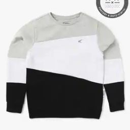 Colourblock Round-Neck Sweatshirt-picture-38